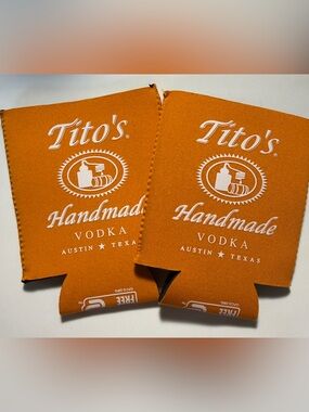 Tito's Handmade Vodka Orange Can Coolers (Set of 2)
